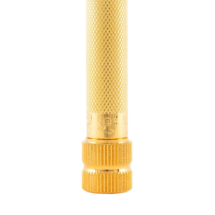 Merkur Double Edge Safety Razor | Straight Cut, Extra Thick Handle, Gold 34G Merkur Double Edge Safety Razor | Straight Cut, Extra Thick Handle, Gold 34G