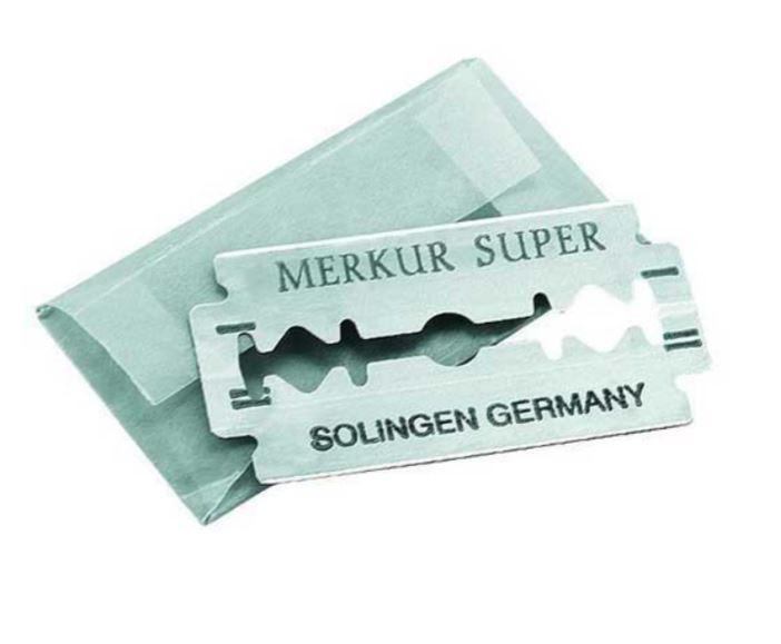 Merkur Super Platinum Double Edge Safety Razor Blades Merkur Super Platinum Double Edge Safety Razor Blades