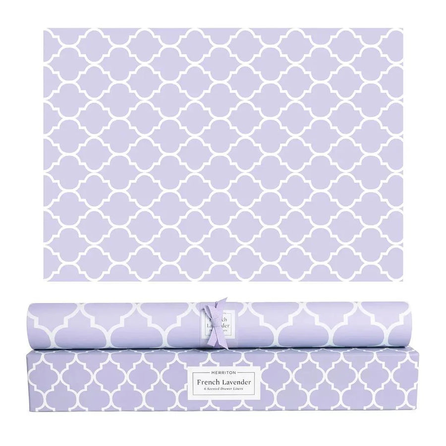 Merriton Botanical French Lavender Scented Drawer Liner Merriton Botanical French Lavender Scented Drawer Liner
