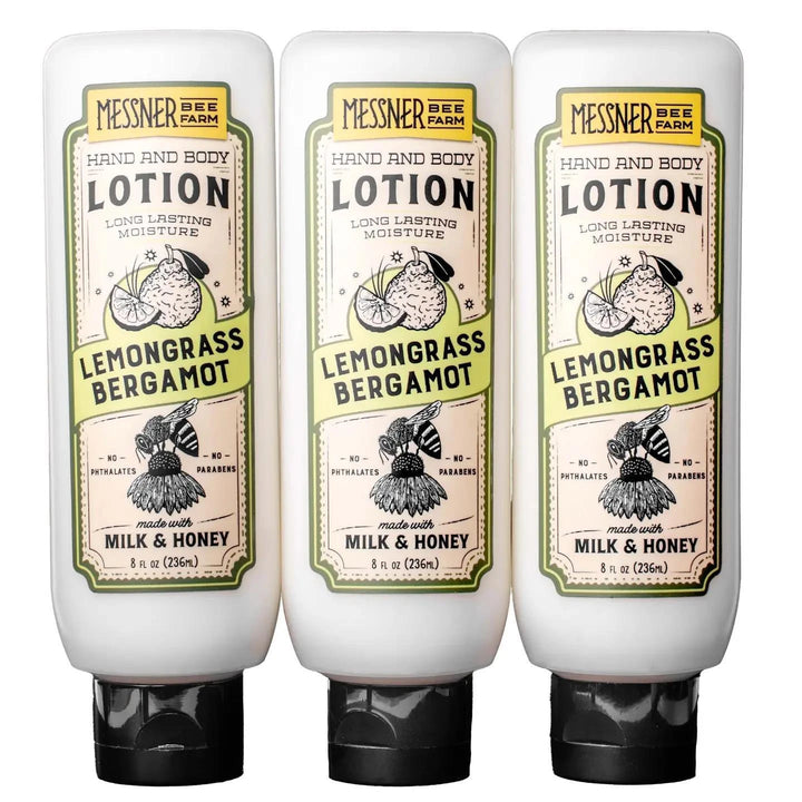 Messner Bee Farm Lemongrass Bergamot - Milk and Honey Lotion Messner Bee Farm Lemongrass Bergamot - Milk and Honey Lotion