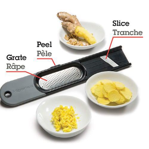 Microplane  3-in-1 Ginger Grater Tool