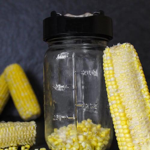 Microplane Mason Jar Corn Stripper