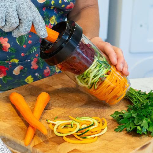 Microplane Mason Jar Spiralizer