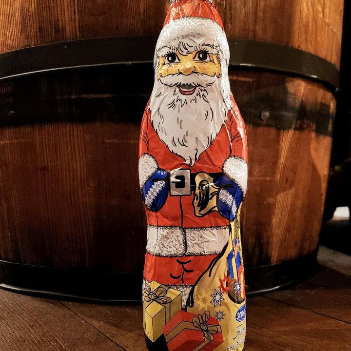 Klett Foil Wrapped Chocolate Santa Milk 5.2 oz 10" Klett Foil Wrapped Chocolate Santa