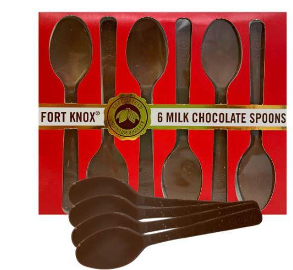 Fort Knox®️ Milk Chocolate Spoons Milk Chocolate Fort Knox®️ Milk Chocolate Spoons