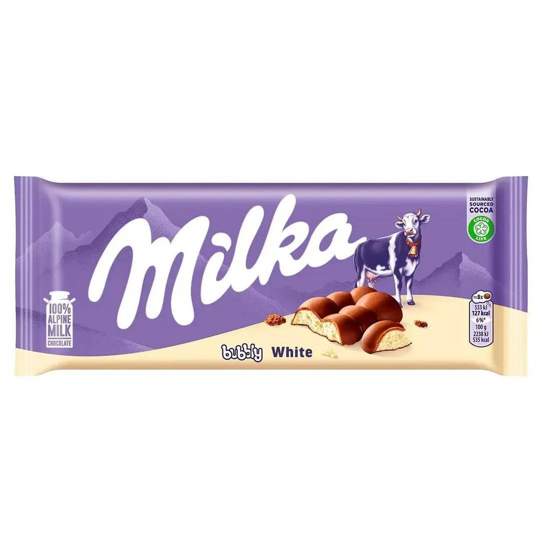 Milka Bubbly White 95g Milka Bubbly White 95g