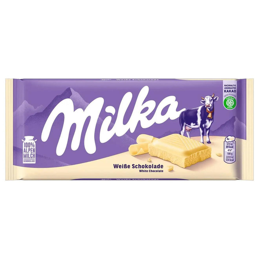 Milka White Chocolate 90g (Germany) Milka White Chocolate 90g (Germany)
