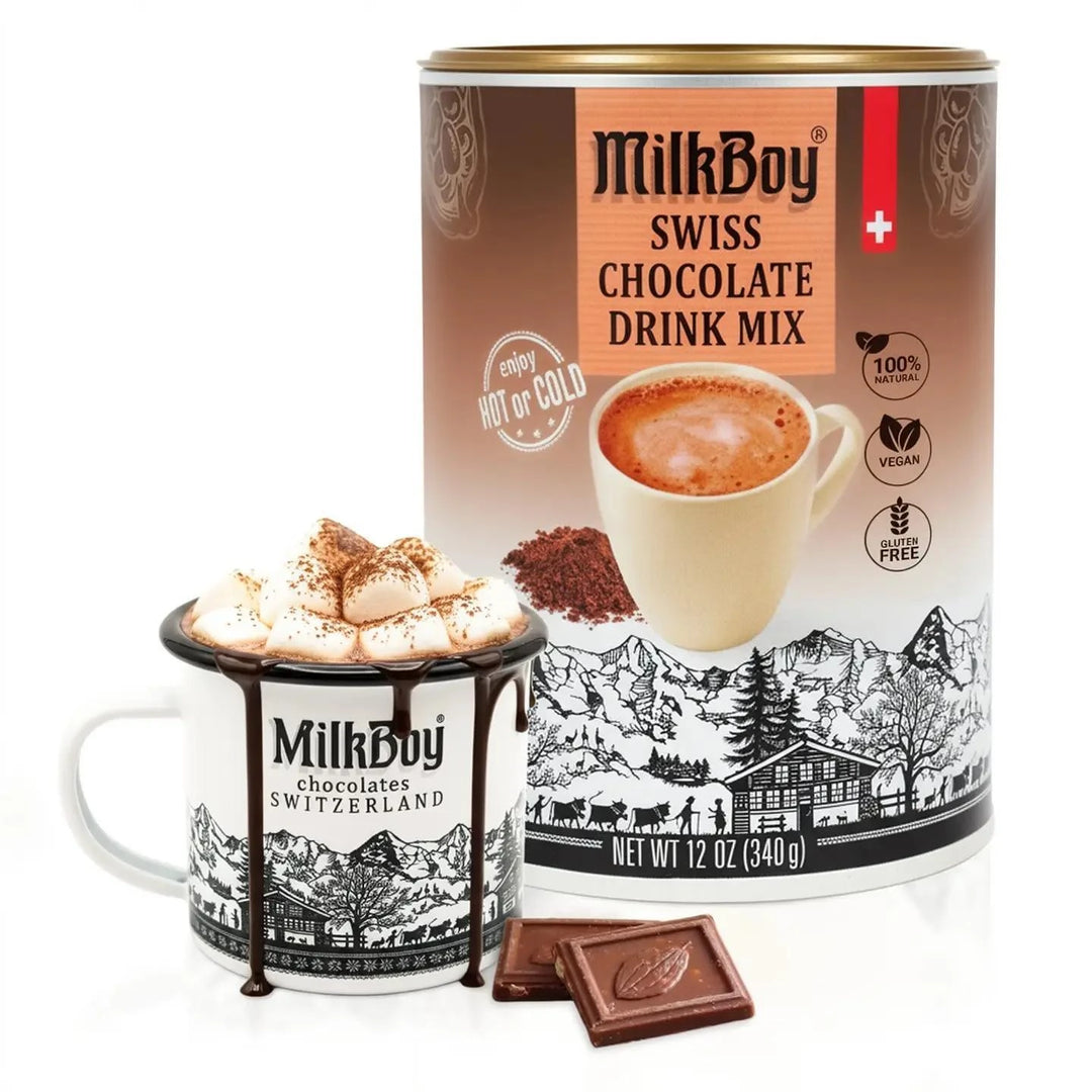 Milkboy Swiss Hot Cocoa 12oz. - New 100% Natural Milkboy Swiss Hot Cocoa 12oz. - New 100% Natural