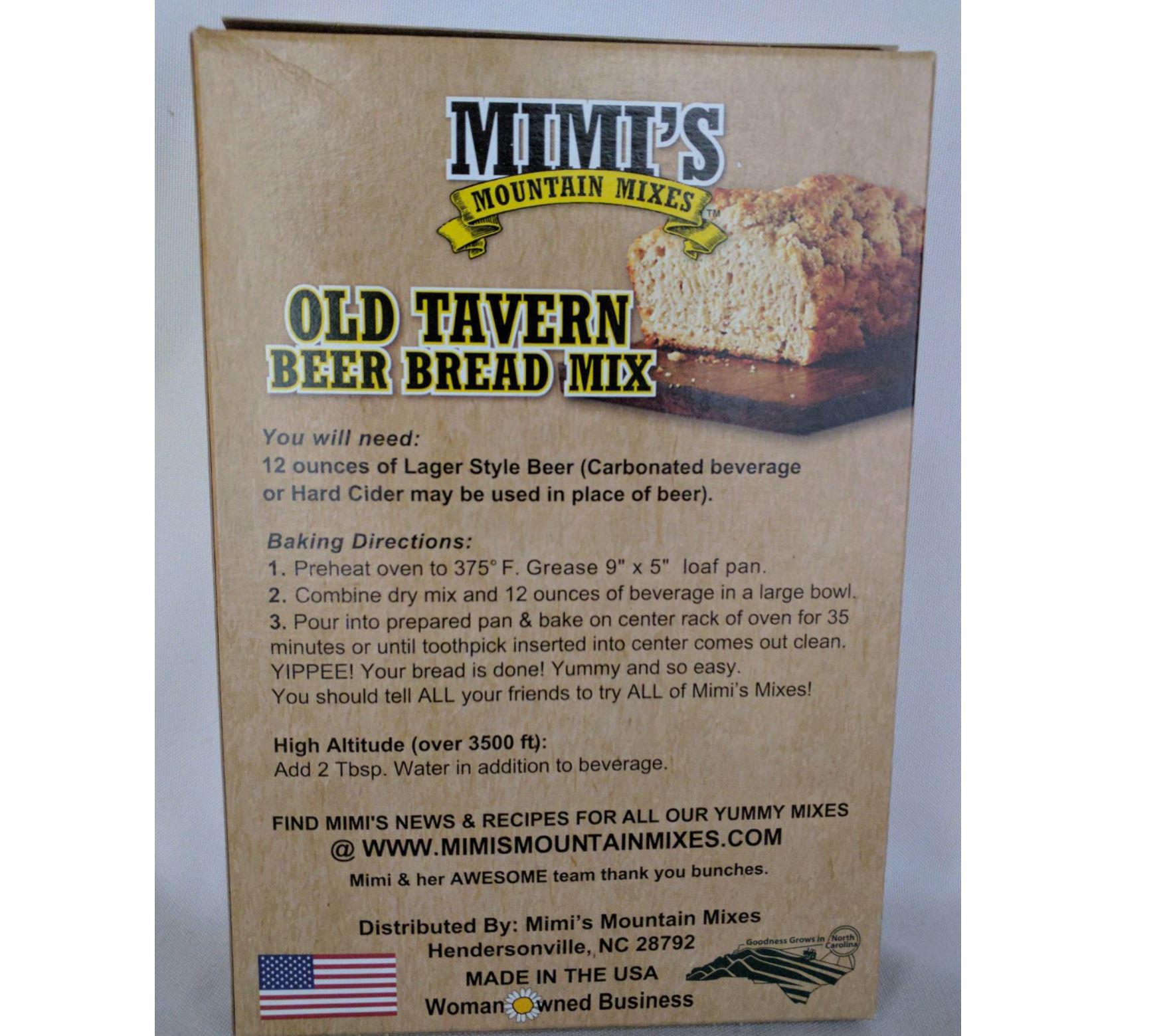 Mimi's Mountain Mixes| Old Tavern Beer Bread Mix