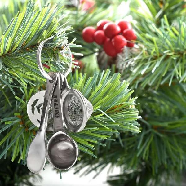 MINI COFFEE ACCESSORIES KEY CHAIN, SET OF 4 MINI COFFEE ACCESSORIES KEY CHAIN, SET OF 4