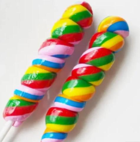 Mini Rainbow Turn Turn Lollipop