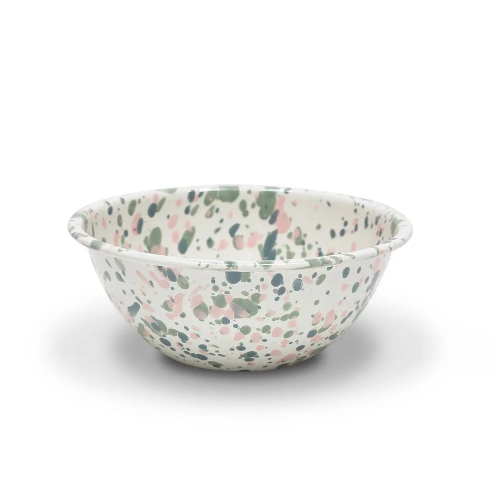 Catalina Enamelware Small Serving Bowl Mint Hibiscus Catalina Enamelware Small Serving Bowl