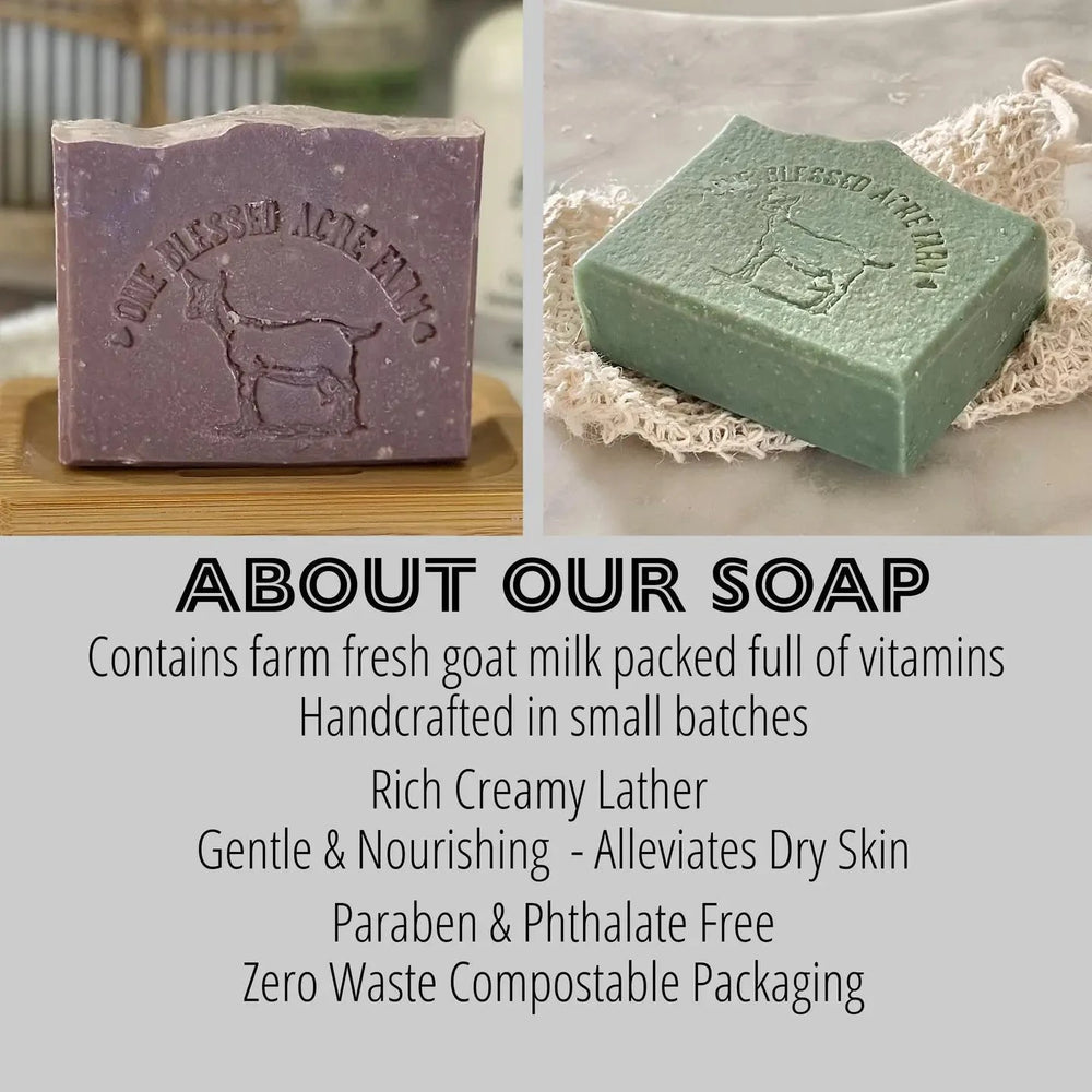 Moisturizing Goat Milk Soap | Herb Garden Exfoliating Moisturizing Goat Milk Soap | Herb Garden Exfoliating