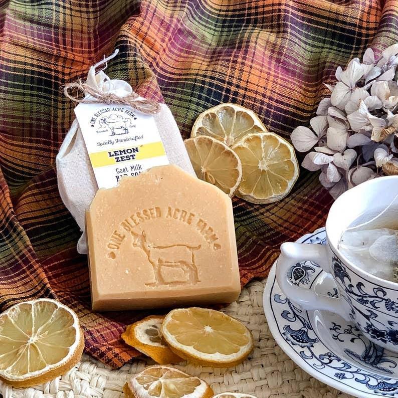 Moisturizing Goat Milk Soap | Lemon Zest Moisturizing Goat Milk Soap | Lemon Zest