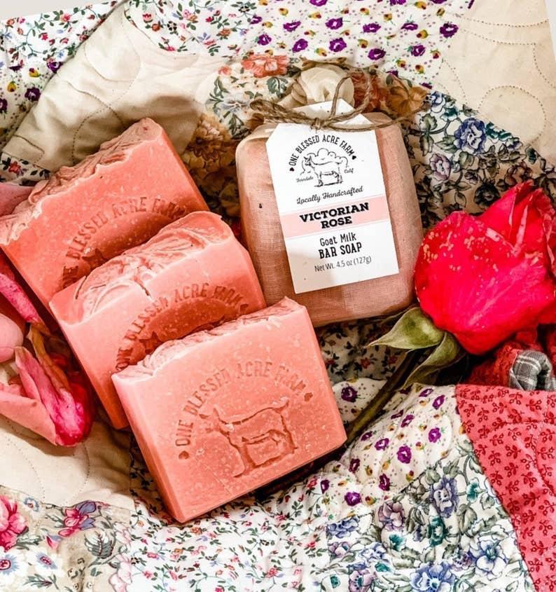 Moisturizing Goat Milk Soap | Victorian Rose Moisturizing Goat Milk Soap | Victorian Rose