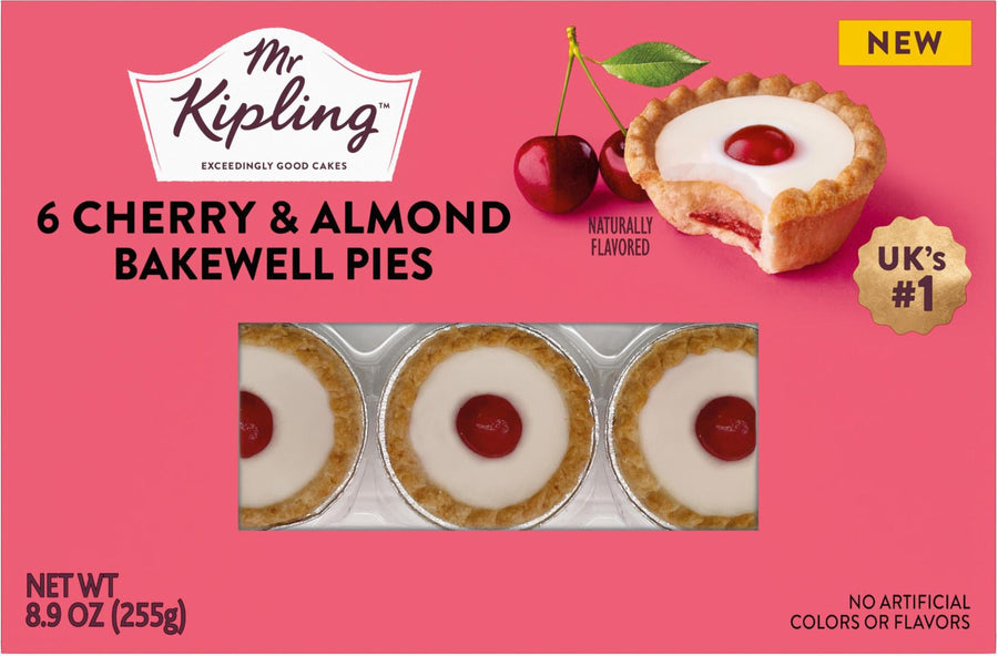 Mr. Kipling Cherry & Almond Bakewell Pies 6ct Mr. Kipling Cherry & Almond Bakewell Pies 6ct