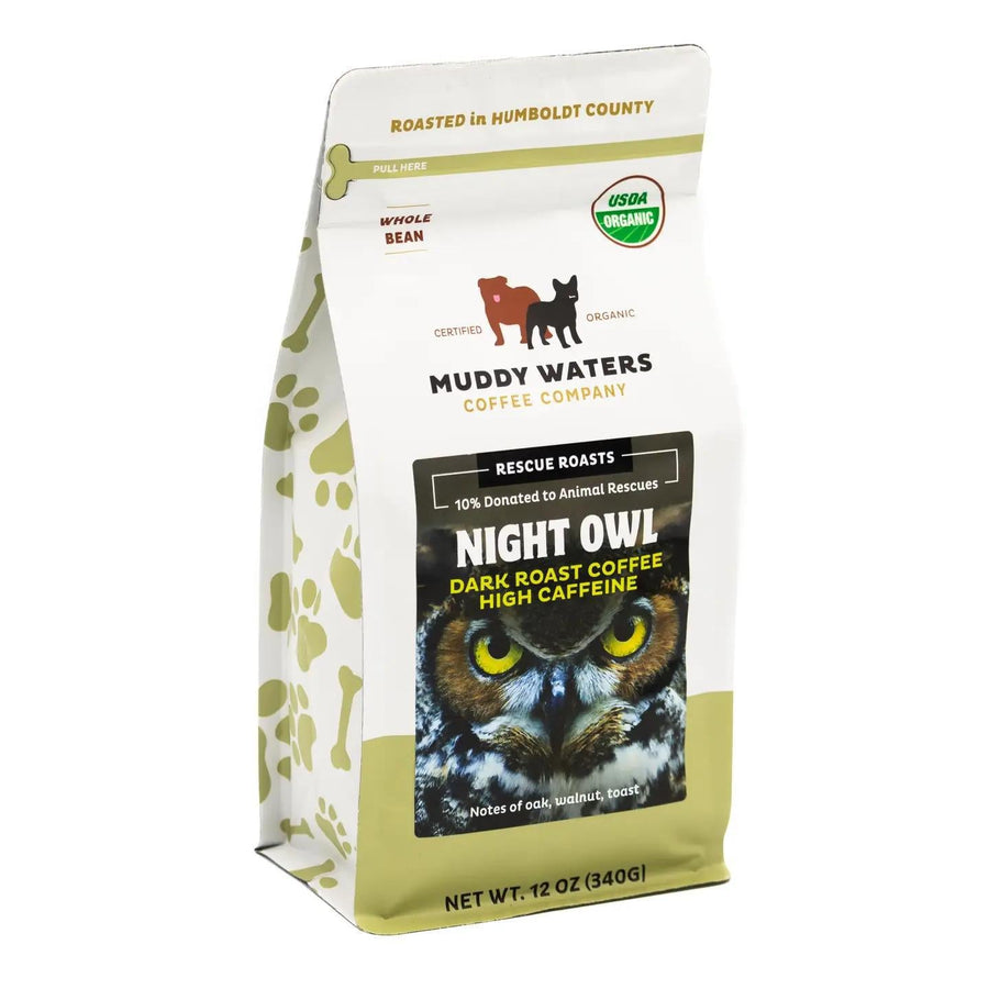 Muddy Waters Organic Coffee | Night Owl High Caffeine Dark Roast Muddy Waters Organic Coffee | Night Owl High Caffeine Dark Roast