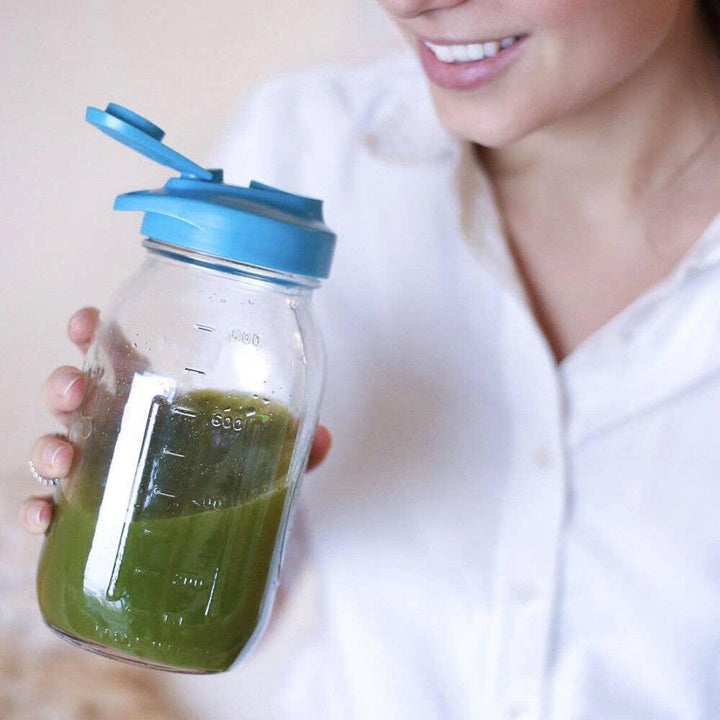 Multi Top Flip Cap Mason Jar Lid | Wide Mouth Multi Top Flip Cap Mason Jar Lid | Wide Mouth