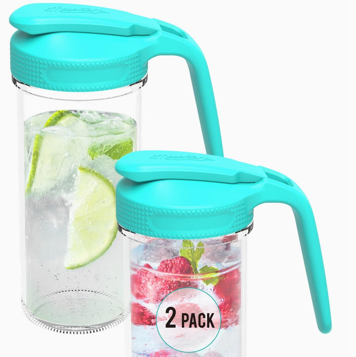 Multi Top Flip Cap Pitcher Lid with Handle, 2-Pack