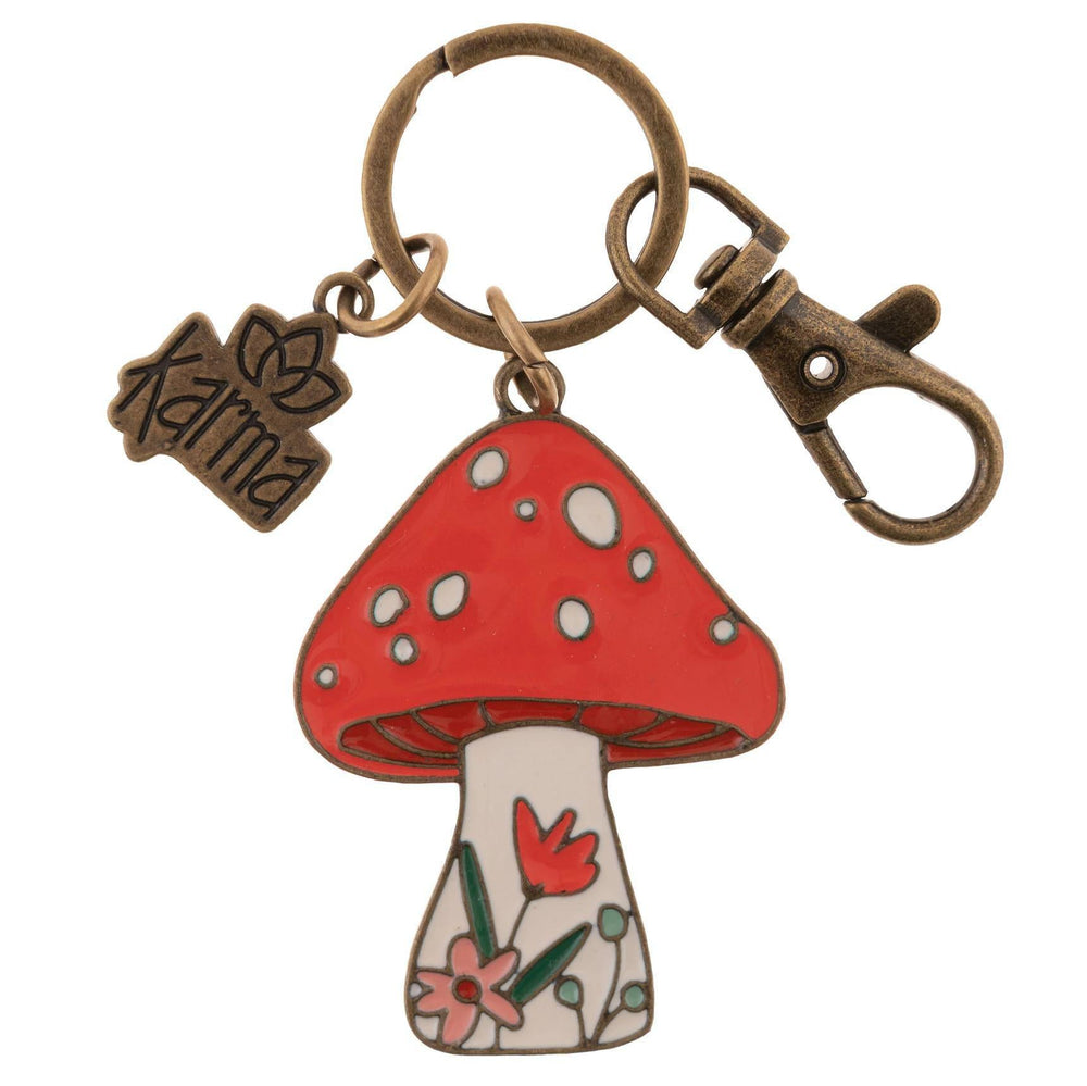 Enamel Key Chains Mushroom