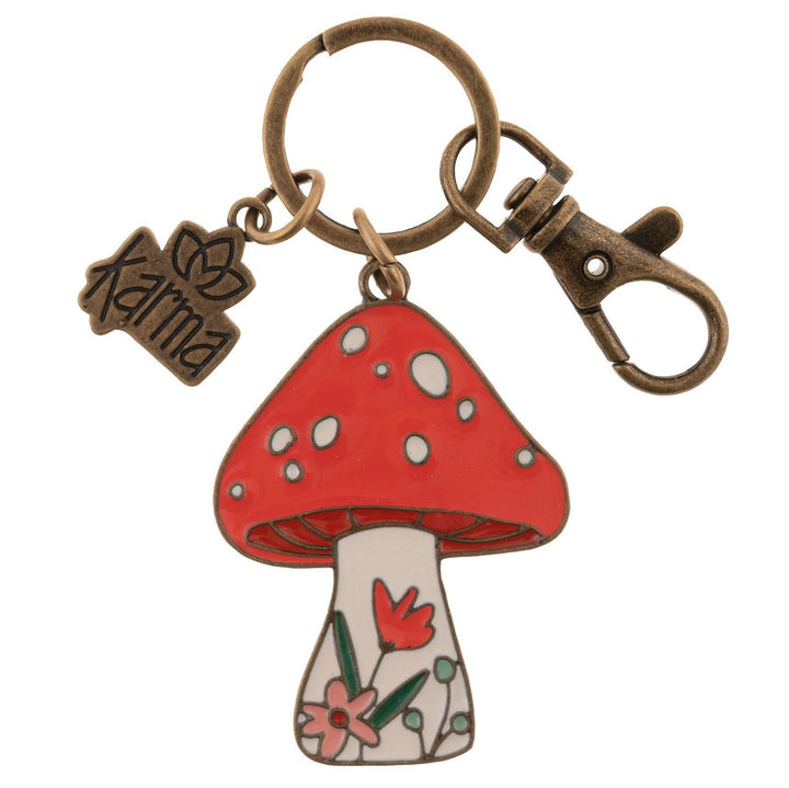 Enamel Key Chains Mushroom
