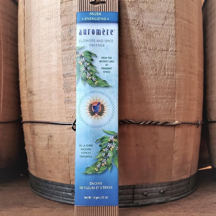 Auromere Incense Flowers & Spice Musk (Energizing) Auromere Incense Flowers & Spice