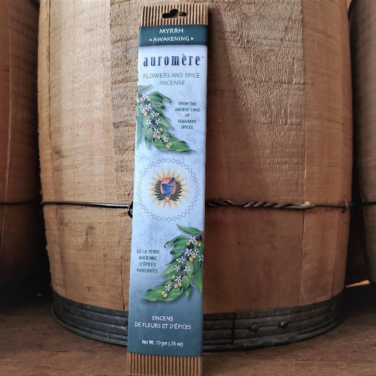 Auromere Incense Flowers & Spice Myrrh (Awakening) Auromere Incense Flowers & Spice