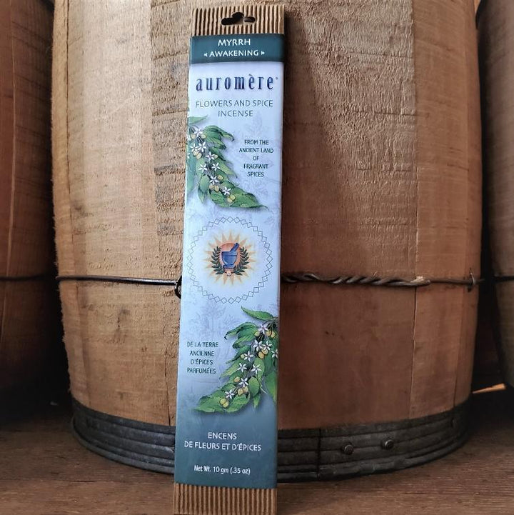 Auromere Incense Flowers & Spice Myrrh (Awakening) Auromere Incense Flowers & Spice