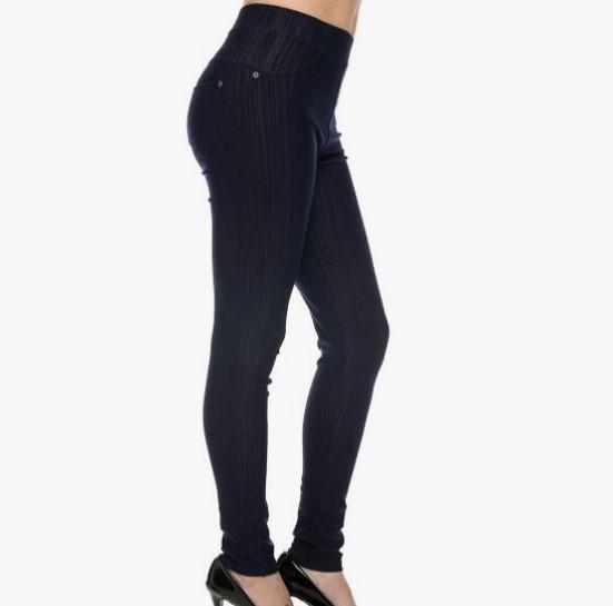 Denim Leggings Navy Blue