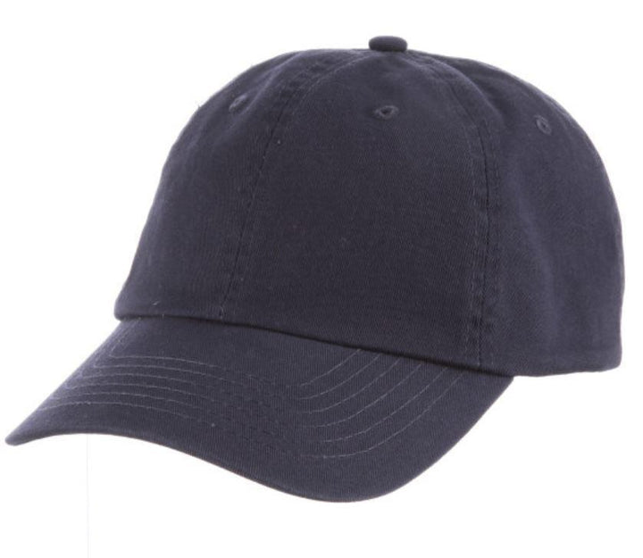 Washed Twill Cotton Baseball Cap | Nasser Navy Washed Twill Cotton Baseball Cap | Nasser