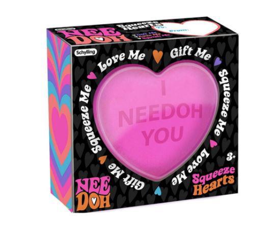 NeeDoh Squeeze Hearts Stress Ball NeeDoh Squeeze Hearts Stress Ball