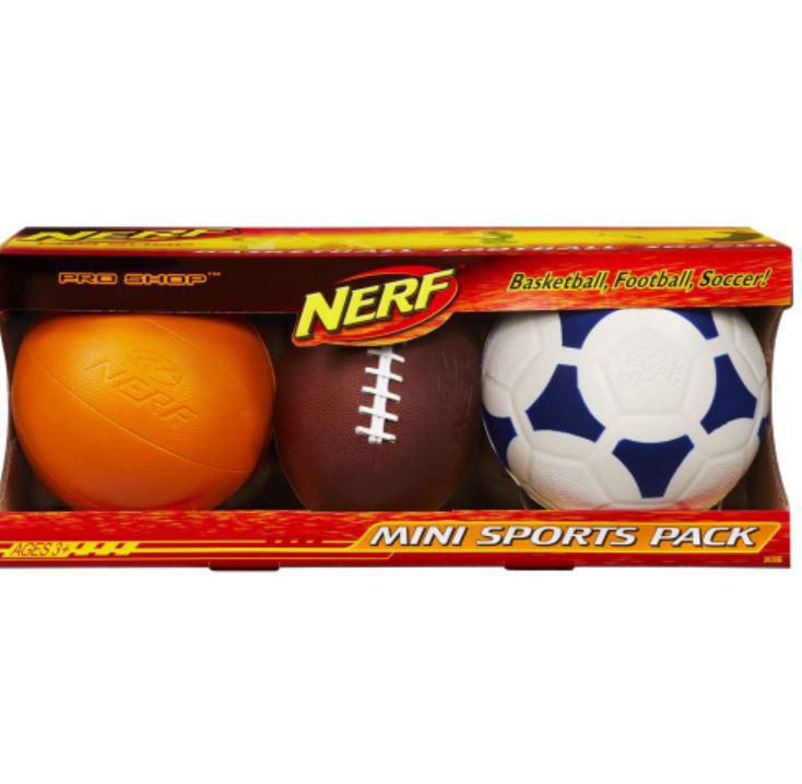 Nerf Mini Sports Multi Pack