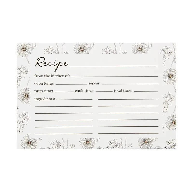 Recipe Cards Night & Day Blush Recipe Cards