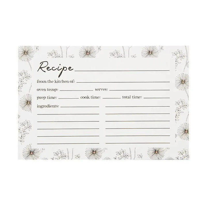 Recipe Cards Night & Day Blush Recipe Cards