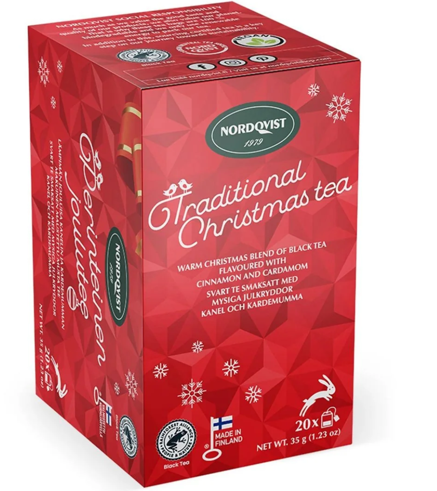 Nordqvist Traditional Christmas Black Tea — 20 Tea Bags Nordqvist Traditional Christmas Black Tea — 20 Tea Bags