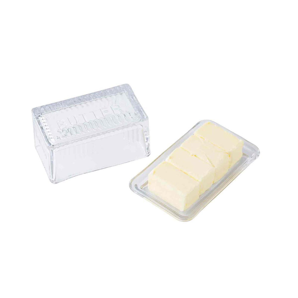 Nostalgic Embossed Butter Dish | 2 Sticks Nostalgic Embossed Butter Dish | 2 Sticks