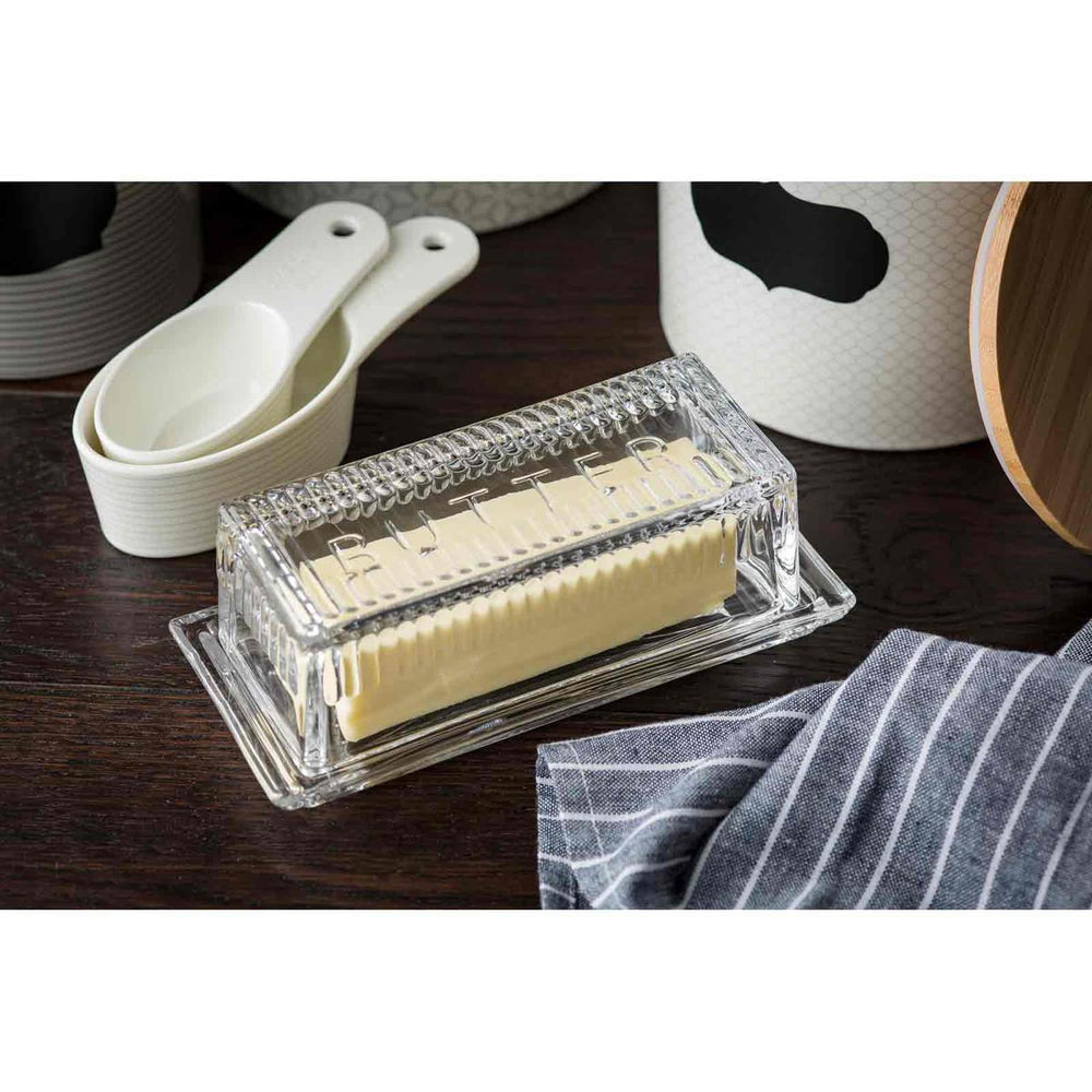 Nostalgic Embossed Butter Dish Nostalgic Embossed Butter Dish