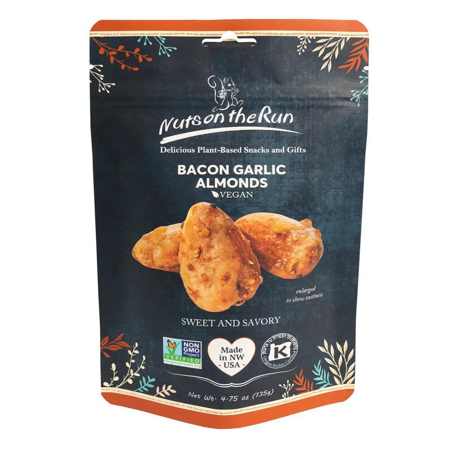 Nuts On The Run Bacon and Garlic Almonds Nuts On The Run Bacon and Garlic Almonds