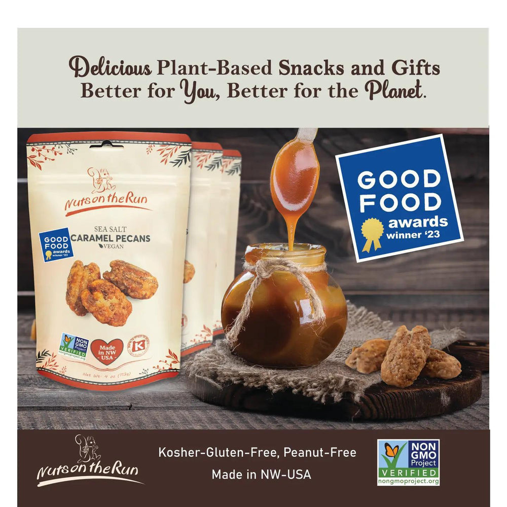 Nuts On The Run Sea Salt Caramel Pecans Nuts On The Run Sea Salt Caramel Pecans