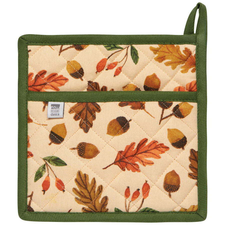 Oak and Acorn Spruce Potholder Oak and Acorn Spruce Potholder