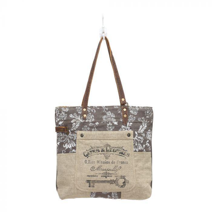 Old Key Linen Tote Bag Old Key Linen Tote Bag