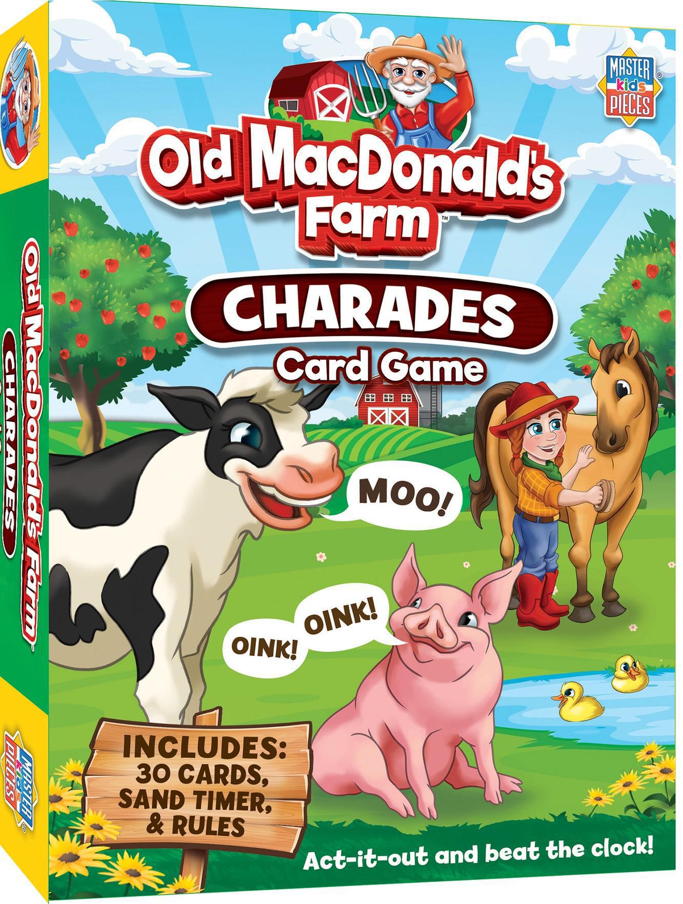 Old Macdonald's Farm Charades Card Game