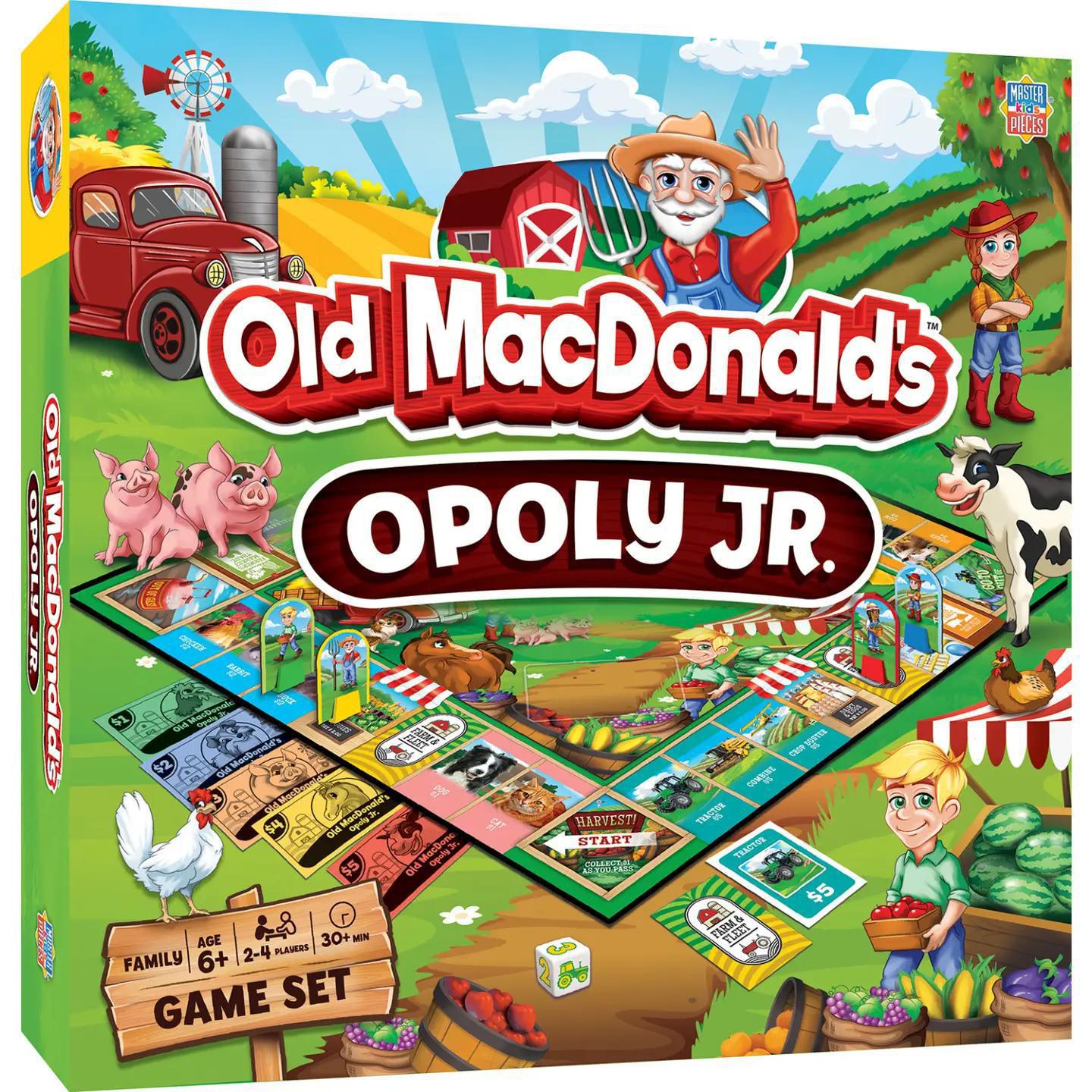 Old Macdonald's Opoly Junior Board Game