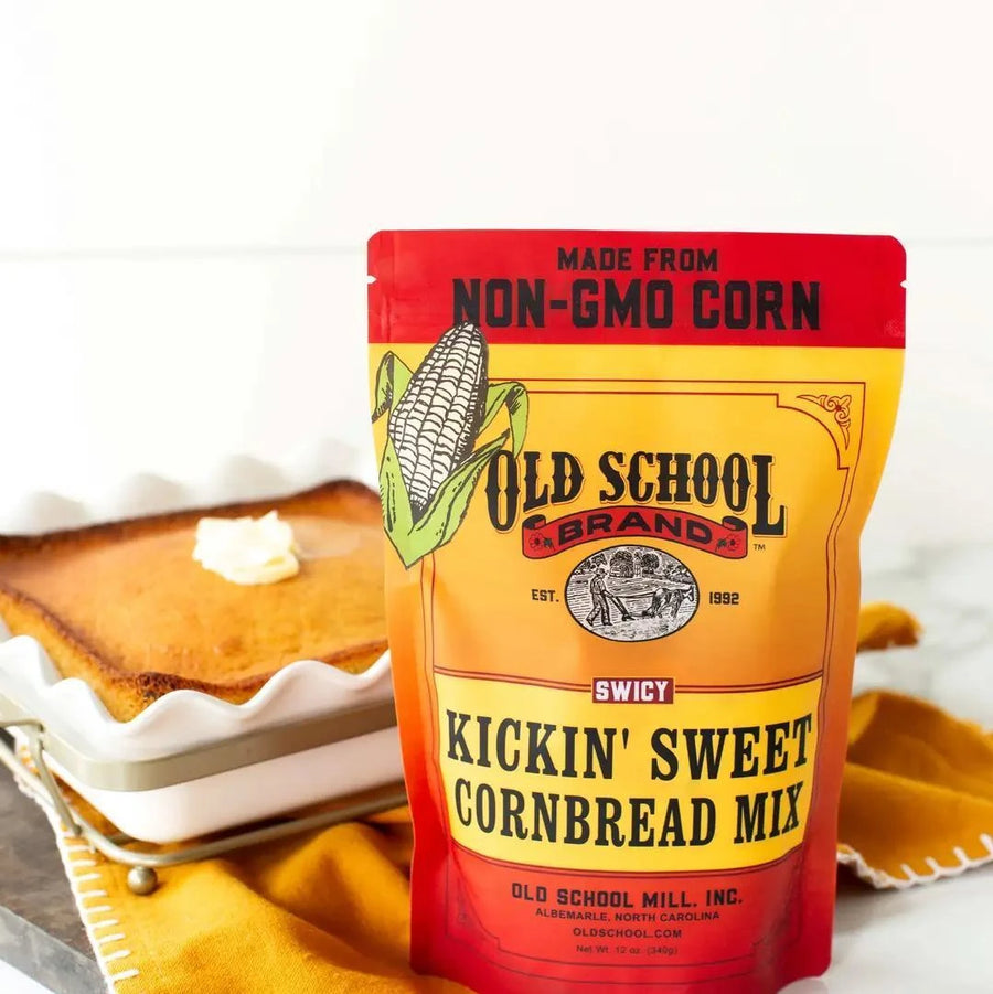 Old School Brand | Kickin' Sweet Cornbread Mix Old School Brand | Kickin' Sweet Cornbread Mix