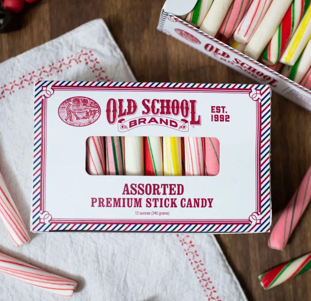 Old School Brand | Premium Assorted Stick Candy
