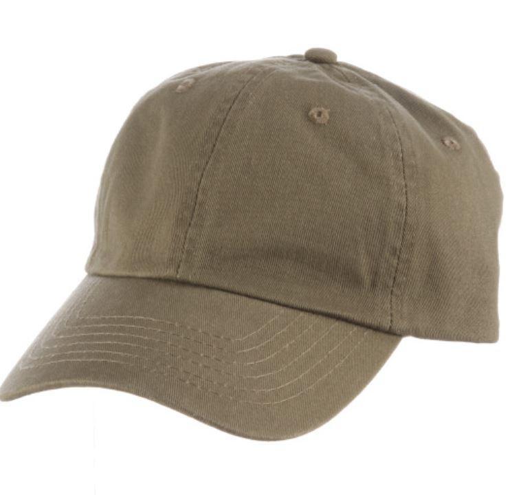 Washed Twill Cotton Baseball Cap | Nasser Olive Washed Twill Cotton Baseball Cap | Nasser