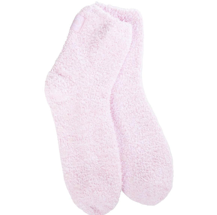 World's Softest® Women's Cozy Quarter Sock with Grippers Orchid Pink