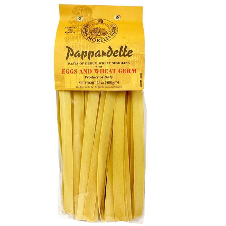 Organic Artisan Italian Pasta | Pappardelle with Egg and Wheat Germ