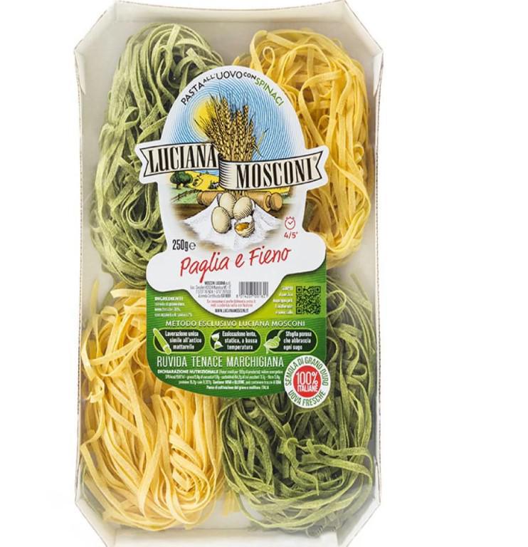 Organic Artisan Italian Pasta | Tagliatelle Paglia & Fieno Nest  Egg Pasta