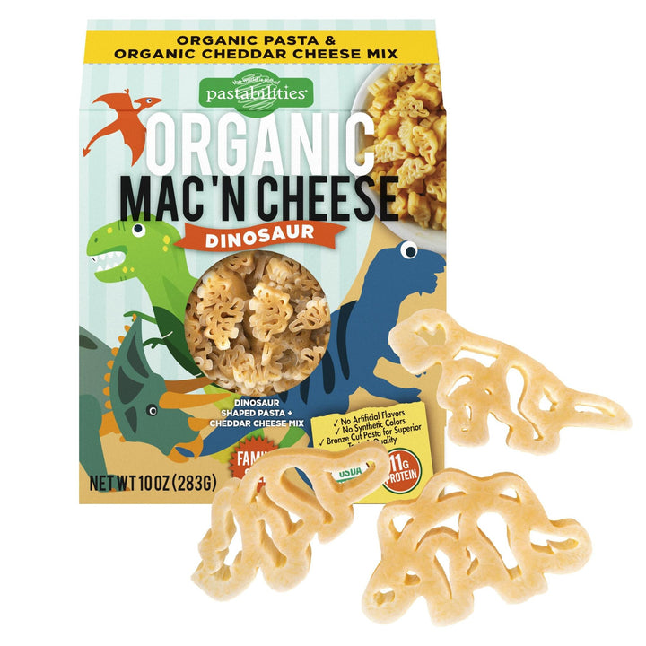 Organic Dinosaur Shaped Mac ‘n Cheese Organic Dinosaur Shaped Mac ‘n Cheese